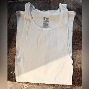 Hanes  Lot of 9 Undershirt Moisture-Wicking  Mens Tank Cotton Ribbed XL